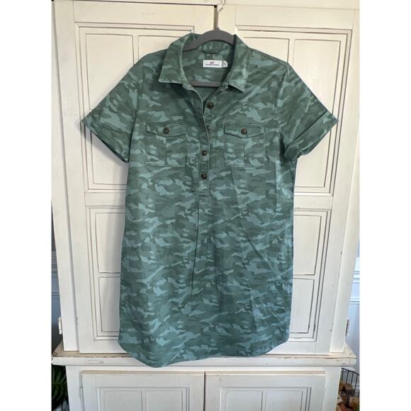Vineyard Vines size 12 camouflage casual dress - Picture 1 of 4